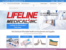 Tablet Screenshot of lifelinemedical.net